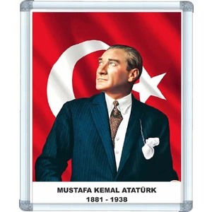 Abc 50X70 Cm Alüminyum Çerçeve Atatürk Portresi