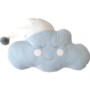 Pudra Decor Şapkalı Mavi Bulut Yastık