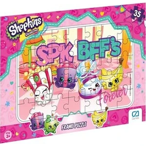 Frame Puzzle Shopkins Cicibiciler 35 Parça