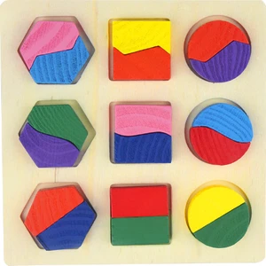 Ahşap Bul-Tak Kavram Geometri Şekil Seti B