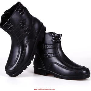 Çizme Kar Botu Arisan Lastik Erkek Bot Içi Kürklü Su Geçirmez