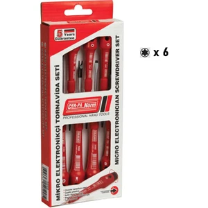 Cer-pa Elektronikçi Tornavida Takımı - Torx 6 Pcs.