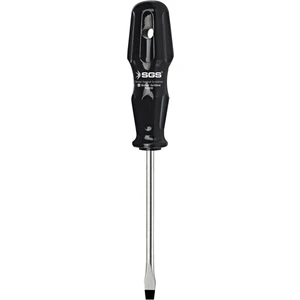 SGS Düz Tornavida 3x80 MM Siyah