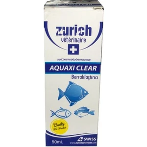 Zürich Aquaxi-Clear Akvaryum Berraklaştırıcı Çözelti 50 ml