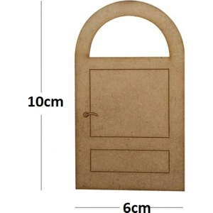 3 Mm Boyanabilir Minyatür Objeler 30 Adet Kapı 10 x 6 cm