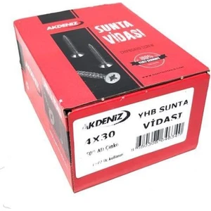 Sunta Vidası 4.0X30 Çinko 500 adet