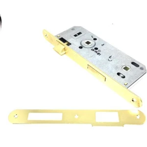 Kale Kilit 169R Wc Banyo 40 Mm Rozetli Delikli Sarı Oval