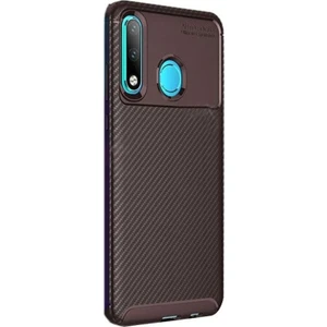 Huawei P30 Lite Kılıf Negro Karbon Dizayn Silikon