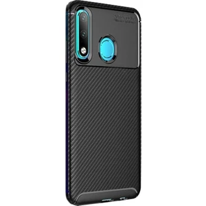 Huawei P30 Lite Kılıf Negro Karbon Dizayn Silikon