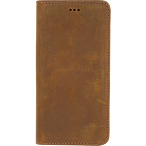 Case Street Samsung Galaxy S8 Plus Kılıf Hakiki Deri Cüzdan Gizli Mıktanıslı Kahverengi
