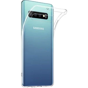 Samsung Galaxy S10 Plus Kılıf 02 mm Silikon İnce Arka Kapak