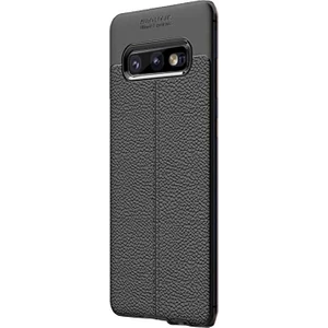 Samsung Galaxy S10e Kılıf Niss Silikon Deri Görünümlü