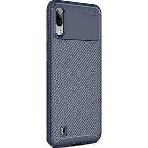 Samsung Galaxy A10 Kılıf Negro Karbon Dizayn Silikon
