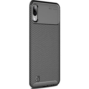 Samsung Galaxy A10 Kılıf Negro Karbon Dizayn Silikon