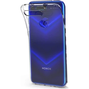 Huawei honor View 20 Kılıf Süper Sillikon+Nano Glass