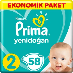 Aktif Bebek Mini 2 Beden Ekonomik (2X58) 116'Lı Bebek Bezi
