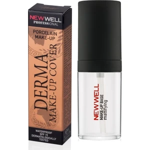 New Well Derma Yoğun Kapatıcı Fondöten 06 Nickel + Makyaj Bazı 30 ml