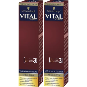 Schwarzkopf Vital Colors Krem Saç Boyası 8-1 Küllü Kumral - 60 ml x 2 Paket