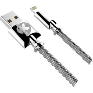 Ktools iPhone Uyumlu Lightning Çelik 2.4A 1M Data Kablosu Hızlı Şarj