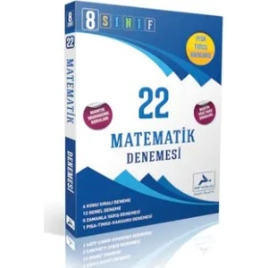 Paraf Yayınları 8. Sınıf LGS 22 Matematik Denemesi
