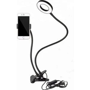 Newnet Youtuber / Gamer  Kıskaçlı Masa ve Klavye Aydınlatma Telefon Tutucu Çok Amaçlı Tutamaç