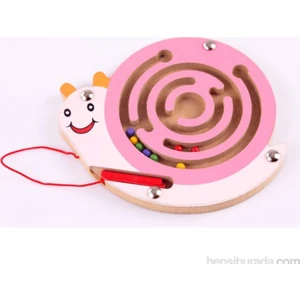 Ahşap Magnetik Labirent Maze Game