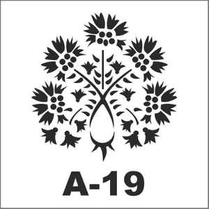 Artebella A-19 Stencil A Serisi 20x20 cm