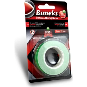 Çift Taraflı Köpük Montaj Bandı 2 m X 19 mm