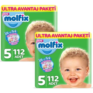 Bebek Bezi 5 Beden Junior 2’li Ultra Avantaj Paketi 224 adet