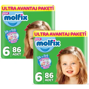 Bebek Bezi 6 Beden Extra Large 2’li Ultra Avantaj Paketi 172 adet