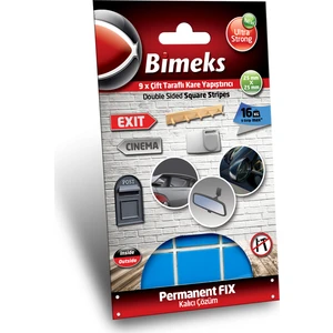 Şekilli  Kesim Blisterli Kare 25Mm X 25Mm  Mavi 9 Adet