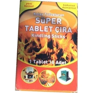 Nazar Süper Tablet Çıra 1 Tablet 16 Adet -  Mangal Soba Tutuşturucu
