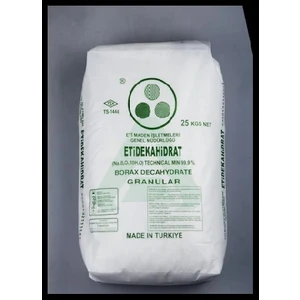 Eti Maden Boraks Dekahidrat Toz 25Kg