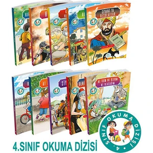 4.Sınıf Okuma Dizisi 10 Kitap - Hasan Yiğit