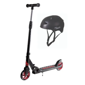 Katlamalı 2 Tekerlekli Çocuk Scooter (+8 Yaş)+ Kask ( Kırmızı ) 8 wheels