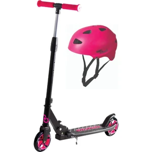 Toys Cool Wheels Katlamalı 2 Tekerlekli Kasklı Pembe Çocuk Scooter 8 Yaş ve Üzeri