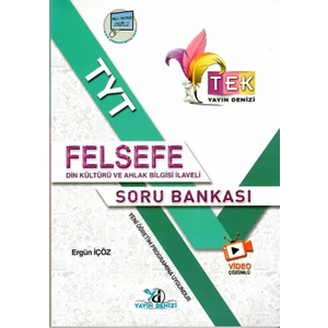 Yayın Denizi Yayınları TYT Tek Serisi Video Çözümlü Felsefe Din Kültürü ve Ahlak Bilgisi İlaveli Soru Bankası