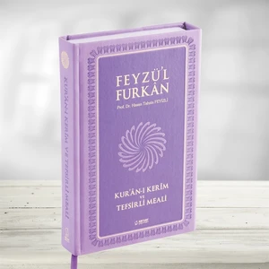 Feyzü'l Furkan Kur'an-ı Kerim ve Tefsirli Meali - Büyük Boy - Mushaf ve Meal - Lila