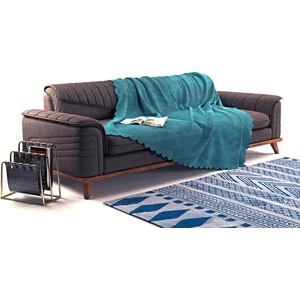 A.s.t Topdağı Tekstil Sofa Kaymaz Koltuk Örtüsü Şalı