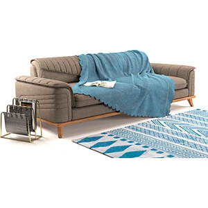 A.s.t Topdağı Tekstil Sofa Kaymaz Koltuk Örtüsü Şalı