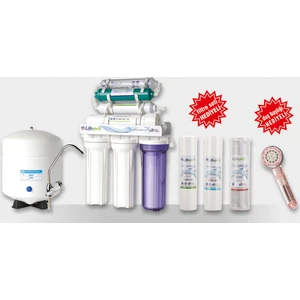 Lifetech Su Arıtma Cihazı 7 Aşamalı Alkali - Detox Arıtma Cihazı + LifeTech 3 Aşama Filtre Seti + Arıtmalı Duş Başlığı