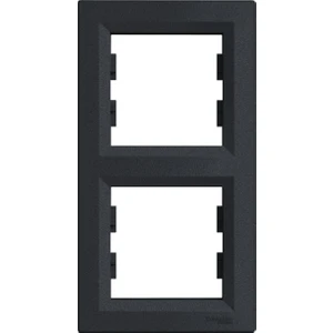 Schneider Electric Asfora Plus İkili Dık Çerçeve Antrst