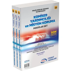 Murat Yayınları Modüler Set Polis Meslek Hukuku ve Mevzuatı