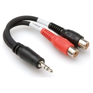 3.5 Mm. Trs (M) <-> Dual Rca (F) Stereo Breakout Kablo