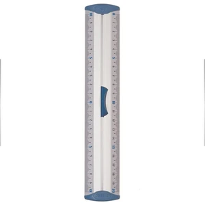 120120 20 cm Alüminyum Çift Desimetre Cetvel