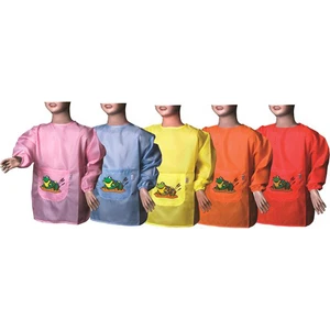 Nova Color Öğrenci Çalışma Önlüğü Kırmızı Nc-4107Kı