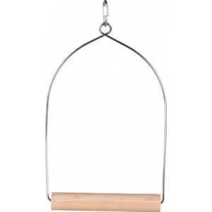 Kuş Ahşap Metal Askılı Tünek 15X27cm