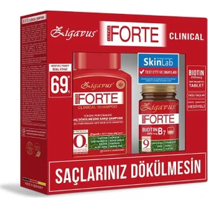 Biotin Tablet+Forte Şampuan Yağlı Saçlar İçin