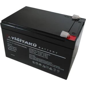 Yiğit Akü 12v 12ah Kuru Tip Bakımsız Akü