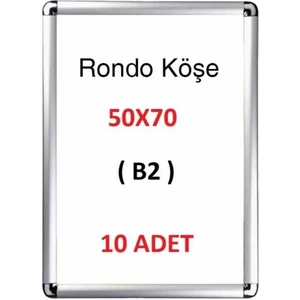 Abc 10 Adet 50X70 Cm (B2) Rondo Çerçeve Açılır Kapanır Reklam Panosu